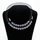 Order Copy of Copy of Copy of Copy of Copy of Mesh tube necklace with pearls. Marina. Livemaster. . Necklace Фото №3