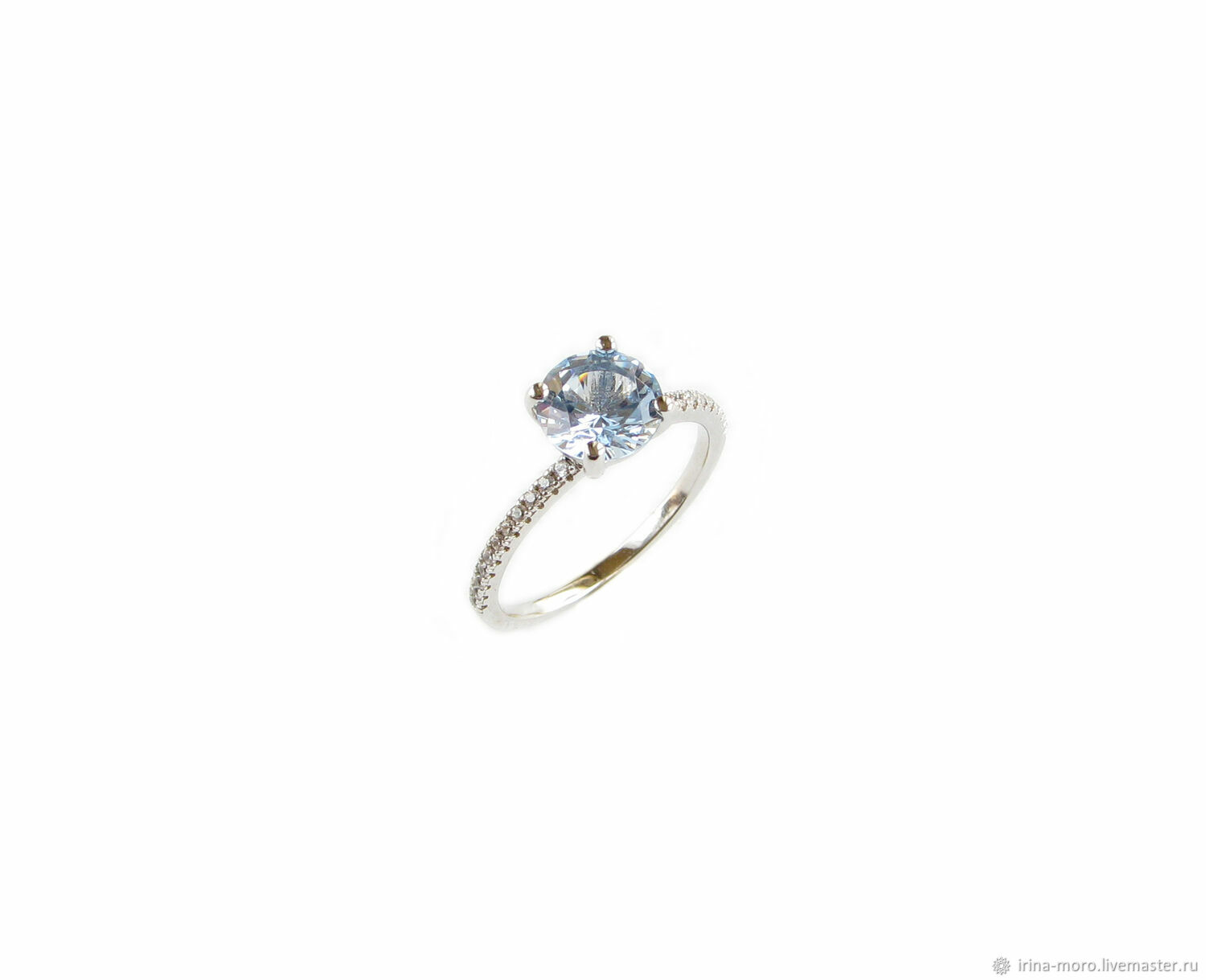 Topaz Ring, Silver Topaz ring, Blue Topaz ring, Rings, Moscow,  Фото №1