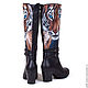 Womens boots 'the Master of taiga'. High Boots. Pelle Volare. My Livemaster. Фото №4