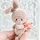 Заказать Зайчик,зайка,зайчонок. Ната Вязаные Элементы knitted.flower. Ярмарка Мастеров. . Мягкие игрушки Фото №3