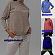 Knitted from flax.Jumper Smooth'Oversize', Jumpers, Kostroma,  Фото №1