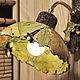 Order Oak leaves and acorns sconce for porch. Elena Zaychenko - Lenzay Ceramics. Livemaster. . Sconce Фото №3