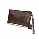 handy: Men's brown leather Bag Paris Fashion. C97-622. Man purse. Natalia Kalinovskaya. Online shopping on My Livemaster.  Фото №2
