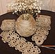 Tape lace is made of jute .crochet, Lace, Kaluga,  Фото №1