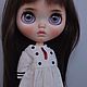 Кукла Блайз (Blythe Doll) custom, ooak doll, с коричневыми волосами, Шарнирная кукла, Москва,  Фото №1