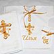 Kit de bautismo de nombre. Christening set. krestimbaby (krestimbaby). Ярмарка Мастеров.  Фото №6