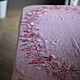 Льняная овальная скатерть ручная вышивка гладью дымчато-розовая Grapes. Скатерти. Pompon - вязаный текстиль для дома. Ярмарка Мастеров.  Фото №6