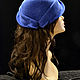 Coquette ' Royal blue'. Hats1. Novozhilova Hats. My Livemaster. Фото №5