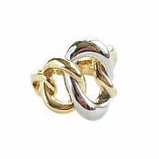Украшения handmade. Livemaster - original item Women`s ring, bicolor ring, stylish ring trend 2023. Handmade.