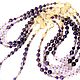Long necklace of amethyst and citrine, Necklace, Moscow,  Фото №1
