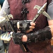 Аксессуары handmade. Livemaster - original item Viking Gloves. Handmade.