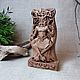 Kernunn, Wooden statuette, Celtic god made of wood. Figurines. DubrovichArt. My Livemaster. Фото №6