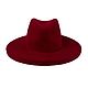 Заказать Шляпа федора в красном цвете. EDIS | дизайнерские шляпы Наталии Эдис. Ярмарка Мастеров. . Шляпы Фото №3