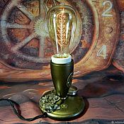 Для дома и интерьера handmade. Livemaster - original item Copy of LIGHT STYLE Dieselpunk "MINIATURE LAMP". Handmade.