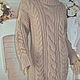 Elongated handmade sweater,42-52p.,wool. Sweaters. alena11-75. Online shopping on My Livemaster.  Фото №2