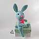 Order Toy plush Bunny Trot knitted plush toy rabbit. vyazunchiki-lz (vyazunchiki-lz). Livemaster. . Stuffed Toys Фото №3