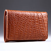 Сумки и аксессуары handmade. Livemaster - original item Crocodile Genuine Leather Wallet IMA0216UK55. Handmade.