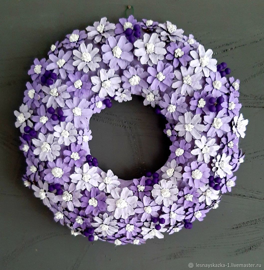 Подвески: интерьерный венок купить в интернет-магазине Ярмарка Мастеров ...
