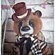 Мистер Тед мишка в технике тедди. Мишки Тедди. Татьяна Корчикова teddy & dolls. Ярмарка Мастеров.  Фото №7