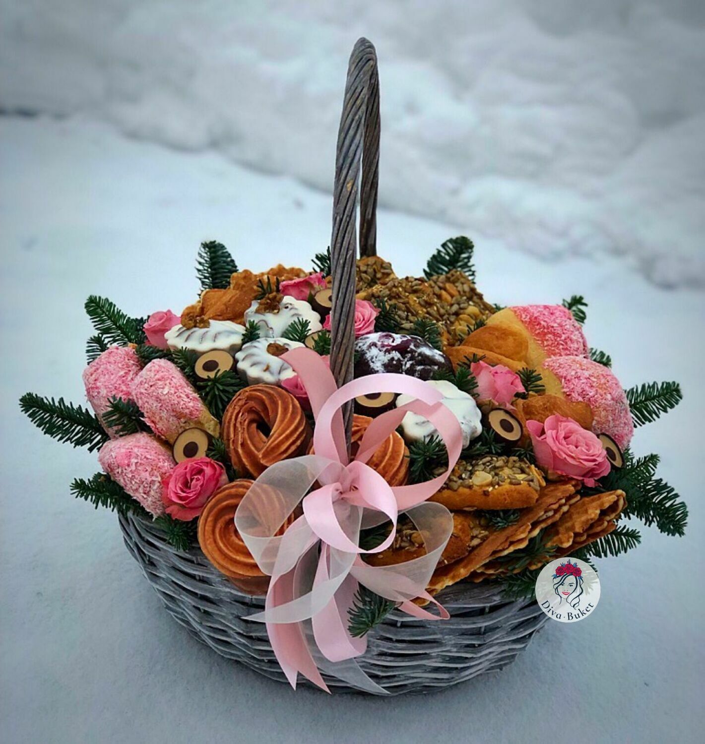 Сладкий букет, букет для женщины: S00009 в интернет-магазине Ярмарка ...