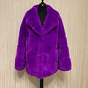 Одежда handmade. Livemaster - original item Rex rabbit fur coat. Handmade.