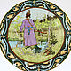 Porcelain collectible plate 'Ivan Tsarevich', Ware in the Russian style, Athens,  Фото №1