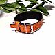 Collars: Dog collar with spikes for dachshund. Dog - Collars. AGAT Galina. My Livemaster. Фото №4