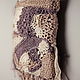 Knitted bag 'Blooming lilac'. Classic Bag. asmik (asmik). My Livemaster. Фото №4
