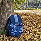 Triangle V denim Backpack, Backpacks, Saratov,  Фото №1