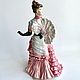 Винтаж: Royal Doulton, фарфоровая статуэтка даты с веером. Статуэтки винтажные. Винтажные штучки. Ярмарка Мастеров.  Фото №8