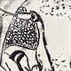 Графика диатипия Цикада А4 без рамки. Картины. Наталья Осминко. Графика оригиналы (osminat). Ярмарка Мастеров.  Фото №5