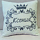 Order The pillow is inscribed with a list. elenavolodi4eva (elenavolodi4eva). Livemaster. . Pillow Фото №3