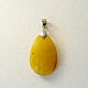 Natural amber pendant K-819, Pendant, Svetlogorsk,  Фото №1