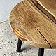 Маленький кофейный столик: Elm flow. Столы. Loftmarket. Ярмарка Мастеров.  Фото №5