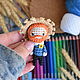 Van Gogh knitted toy miniature, Miniature figurines, Sosnovyj Bor,  Фото №1