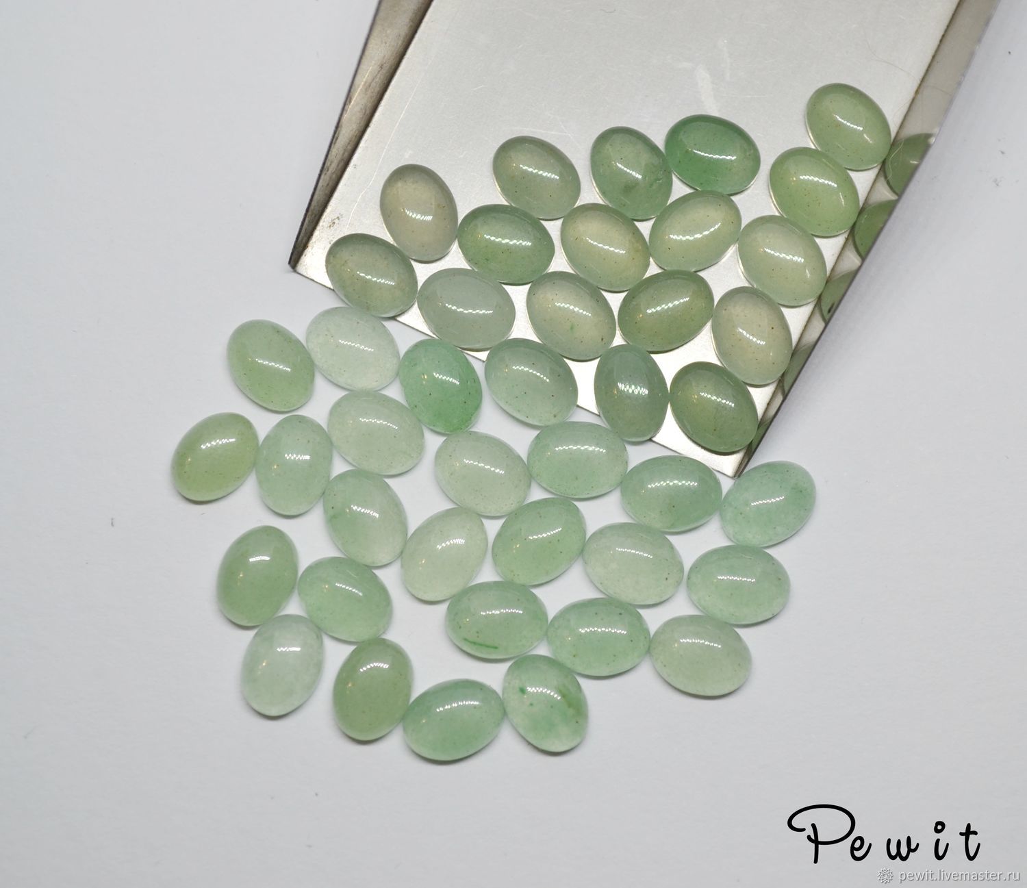 Зеленый авантюрин, кабошон овал 8*6мм купить в интернет-магазине ...