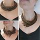 Колье "Лапы", чокер в стиле Br. Cucinelli. Колье. KSeniora jewelry. Ярмарка Мастеров.  Фото №4