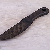 Для дома и интерьера handmade. Livemaster - original item Knife for oil and pates from dark ash. Handmade.