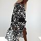  «Weekend Dress» из струящейся вискозы с абстрактным принтом. Платья. Roses (Roses-dresses). Ярмарка Мастеров.  Фото №7