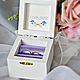 Wedding jewelry Box for rings ' Lavender heart'. Caskets for rings. Just married. Online shopping on My Livemaster.  Фото №2