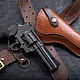 Кобура Colt Python авторской работы в винтажном стиле. Подарки для охотников и рыболовов. AceLeather.ART. Ярмарка Мастеров.  Фото №6