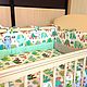 Бортики в  кроватку для мальчика, для девочки. Бортики в кроватку. NaturalBabySoft. Ярмарка Мастеров.  Фото №5