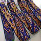 Belt Novorodnik, Alatyr and Femininity blue-mustard. Belts and ribbons. ЛЕЙЛИКА - пояса и очелья для всей семьи. My Livemaster. Фото №4