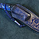 The handmade knife 'Blue Racer'. Knives. zlathunter. My Livemaster. Фото №6