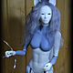 Минерва Кошка серая 32 см авторская шарнирная кукла. Шарнирная кукла. Zlata's fantasy dolls. Ярмарка Мастеров.  Фото №11