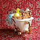 Винтаж: Чайник Swineside Teapottery в виде большой ванны с утёнком. Чайники винтажные. Fancy teapots. Ярмарка Мастеров.  Фото №9