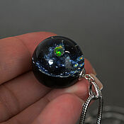 Украшения handmade. Livemaster - original item Opal Pendant - Mysterious Galaxy 7. Handmade.
