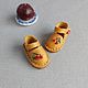 Заказать Shoes for Blythe with cherry (color -yellow). Olga Safonova. Ярмарка Мастеров. . Clothes for dolls Фото №3