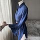Заказать Винтаж: Люкс Old money. Льняная рубашка Ralph Lauren, тёмно-синяя, 42-44 р. Vintage-bazaar. Ярмарка Мастеров. . Рубашки винтажные Фото №3