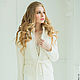 Wedding Coat White Women's Coat ' Christa Boucle», Capes, Moscow,  Фото №1